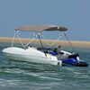 vidaXL 4-Bow Bimini-Top mit Seitenteilen 243x(200-213)x137 cm