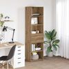 vidaXL Highboard Artisan-Eiche 50 x 42,5 x 185 cm Holzwerkstoff