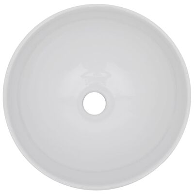 vidaXL 2-tlg. Badmöbel-Set Keramik Grau