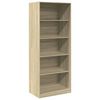 vidaXL Kleiderschrank Sonoma-Eiche 80x50x200 cm Holzwerkstoff