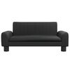 vidaXL Kindersofa Schwarz 70x45x30 cm Kunstleder