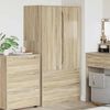 vidaXL Badezimmerschrank Sonoma-Eiche 79,5 x 49 x 156 cm Holzwerkstoff