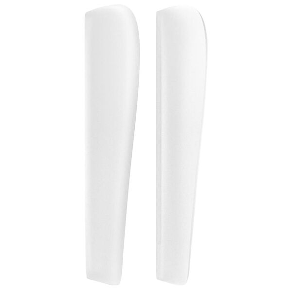 vidaXL Kopfteil mit Ohren Wei&szlig; 203x23x118/128 cm Kunstleder