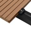 vidaXL Deckbrett 4 pcs Teak WPC