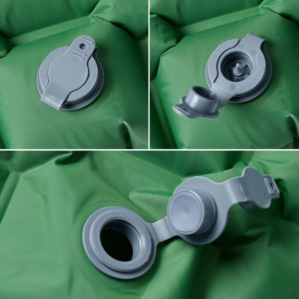 vidaXL Aufblasbare Isomatte Gr&uuml;n 190x58x6 cm