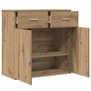 vidaXL Sideboard Artisan-Eiche 78 x 38 x 80 cm Holzwerkstoff