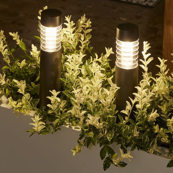 Luxform LED-Garten-Solarleuchten Valence 3 Stk. Anthrazit