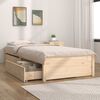 vidaXL Bett mit Schubladen 90x190 cm