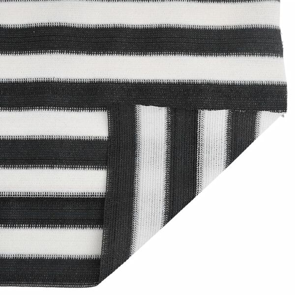 vidaXL Zaunblende Anthrazit und Wei&szlig; 1,5x10 m HDPE 75 g/m&sup2;