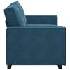 vidaXL 2-Sitzer-Sofa Blau 180x78x84 cm Samt
