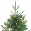 vidaXL K&uuml;nstlicher klappbarer Weihnachtsbaum Gr&uuml;n 180 cm PE und PVC