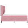 vidaXL Boxspringbett mit Matratze Rosa 200 x 80 cm Polyester
