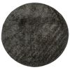 vidaXL Teppich ISTAN Hochflor Gl&auml;nzend Anthrazit &Oslash; 160 cm