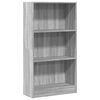 vidaXL B&uuml;cherregal Grau Sonoma 60x24x109 cm Holzwerkstoff