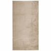 vidaXL Teppich HUARTE Kurzflor Weich und Waschbar Sandfarben 60x110 cm
