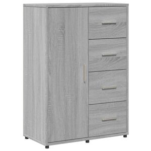 vidaXL Sideboard Grau Sonoma 60x31x84 cm Holzwerkstoff