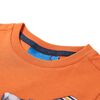 Kinder-Langarmshirt Dunkelorange 116