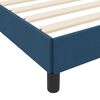 vidaXL Boxspringbett mit Matratze Blau 120 x 200 cm Stoff