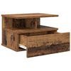 vidaXL Schwebender Nachttisch Altholz 40 x 31 x 28 cm Holzwerkstoff