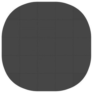 vidaXL Pool Bodenschutzmatte 25 stk. &Oslash; 292 cm Rund EVA-Schaum Schwarz
