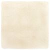 vidaXL Teppich Shaggy Hochflor NAVARRA Creme 120x120 cm Polyester