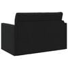 vidaXL Schlafsofa 110cm Schwarz Stoff