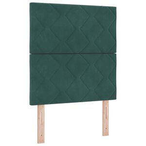 vidaXL Kopfteil Dunkelgr&uuml;n 80 cm Samt