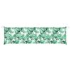 vidaXL Gartenbank-Auflage Blattmuster 200x50x7 cm Oxford-Gewebe