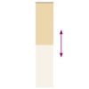vidaXL Verdunkelungsrollo Beige 45x230cm Stoffbreite 40,7 cm Polyester