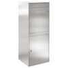 vidaXL Paketdrop-Box mit Speicher Silber 47,5 x 38 x 59 cm Edelstahl