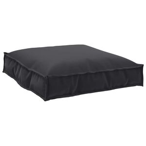 vidaXL Kissen Oxford-Stoff Schwarz 70 x 70 x 12 cm