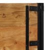 vidaXL Kopfteil 100 cm Massivholz Akazie und Eisen