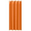 vidaXL Verdunkelungs-Vorhänge mit Ringen 2 pcs Helles Orange