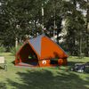 vidaXL Teepee Zelt mit Dach Grau und Orange 490 x 410 x 210 cm