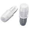 vidaXL Regalstecker 2 pcs Silber 7 x 16 mm Eisen