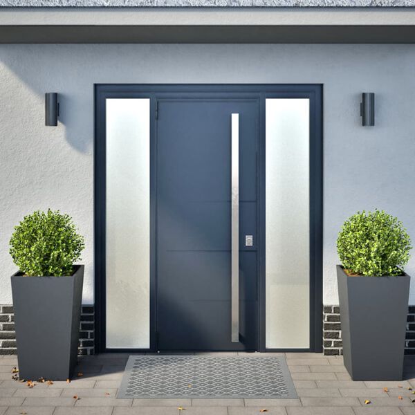 vidaXL Pflanzk&uuml;bel 2 Stk. Anthrazit 45x45x75 cm Stahl