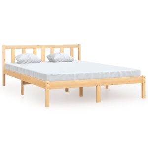vidaXL Massivholzbett Kiefernholz 120x200 cm