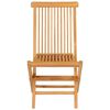 vidaXL 5-tlg. Garten-Essgruppe Massivholz Teak