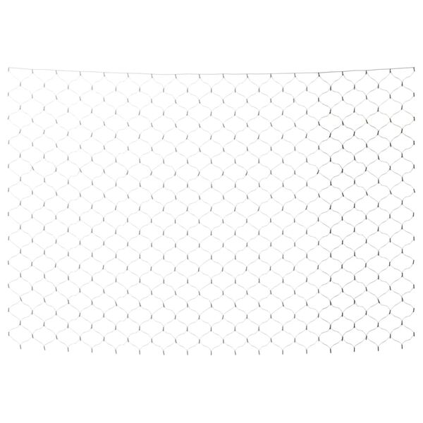 vidaXL LED-Lichternetz Kaltweiß 3x2 m 204 LEDs Indoor Outdoor