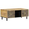 vidaXL Couchtisch 100x54x40 cm Massivholz Mango