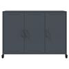 vidaXL Sideboard Anthrazit 100,5x39x72 cm Stahl