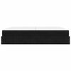 vidaXL Bettgestell mit Matratze mit Matratze 2 pcs Schwarz Samt