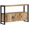 vidaXL Beistellschrank 120x30x75 cm Massivholz Mango