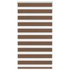 vidaXL Doppelrollo Braun 80x150 cm Stoffbreite 75,9 cm Polyester