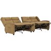 vidaXL Relaxsofa 4-Sitzer mit Getr&auml;nkehaltern Taupe