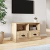 vidaXL TV-Schrank Sonoma-Eiche 80x35x50 cm Holzwerkstoff