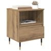 vidaXL Nachttisch 2 pcs Artisan-Eiche 40 x 35 x 50 cm Holzwerkstoff