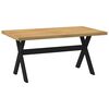 vidaXL Esstisch NOAIN X-Form-Beine 160x90x75 cm Massivholz Kiefer