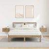 vidaXL Nachttisch 2 pcs Artisan-Eiche 35 x 35 x 20 cm Holzwerkstoff