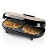 Bestron Doppel-Herzwaffeleisen ADWM730CO 1200 W Schwarz und Kupfern